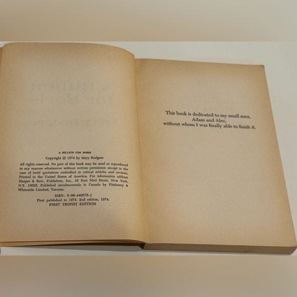 Vintage A Billion For Boris by Mary Rodgers - Freaky Friday sequel Edward Gorey - Picture 6 of 11
